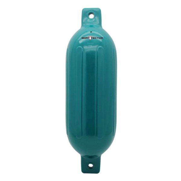 Extreme Max® - BoatTector 6.5" D x 22" L Teal Twin Eye Cylindrical Inflatable Fender