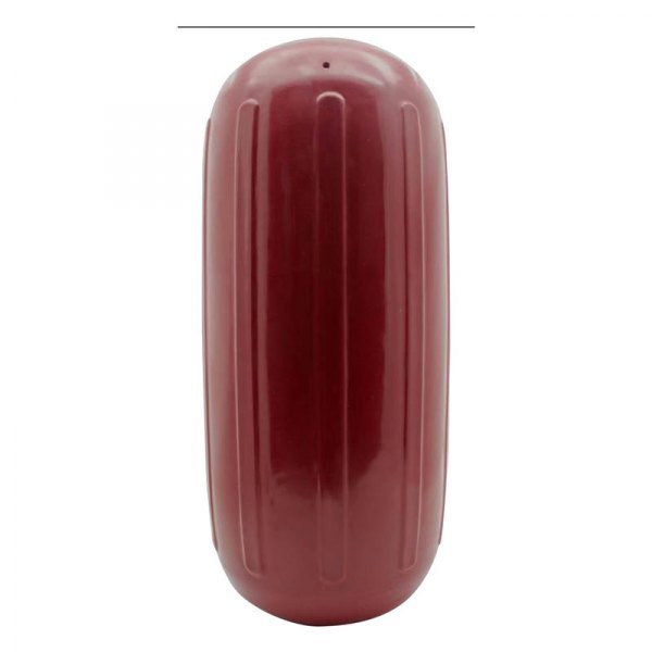Extreme Max® - BoatTector 6.5" D x 15" L Cranberry Line Through Center Cylindrical Inflatable Fender