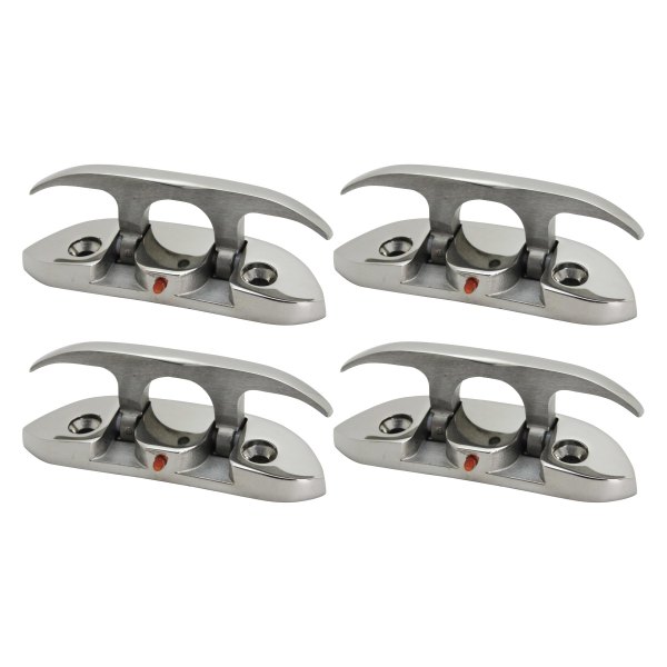 Extreme Max® - 4-9/16" L Stainless Steel Folding Cleat, 4 Pieces