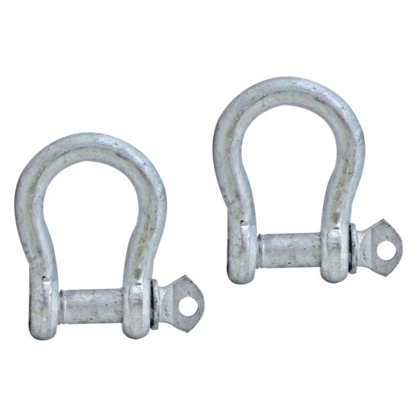 Extreme Max® - BoatTector 3/8" Galvanized Steel Screw Pin Anchor Bow Shackle, 1 Piece