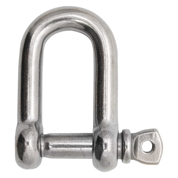Extreme Max® - BoatTector 1" Stainless Steel Screw Pin D-Shackle, 1 Piece
