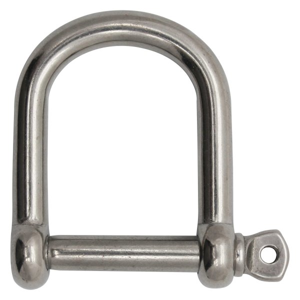 Extreme Max® - BoatTector 3/8" Stainless Steel Screw Pin Wide D-Shackle, 1 Piece