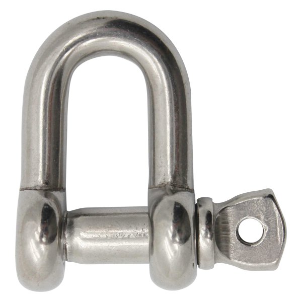 Extreme Max® - BoatTector 3/8" Stainless Steel Screw Pin Chain D Shackle, 1 Piece