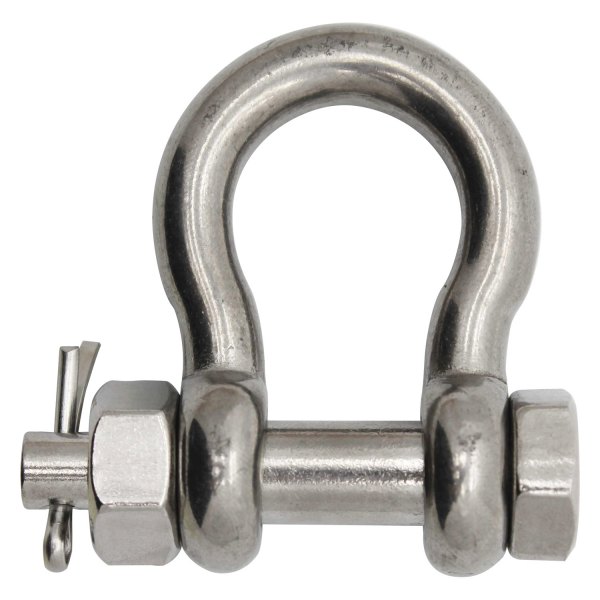 Extreme Max® - BoatTector 7/8" Stainless Steel Bolt-Type Anchor Bow Shackle, 1 Piece