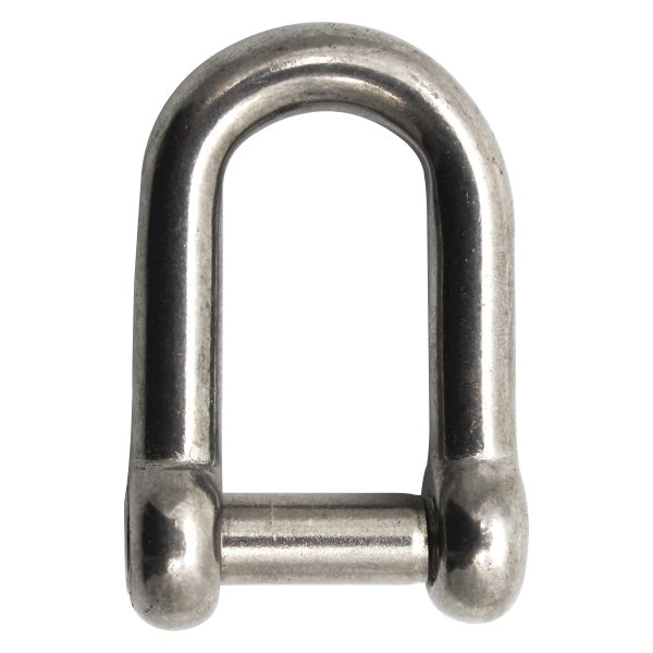 Extreme Max® - BoatTector 1/4" Stainless Steel D-Shackle with No-Snag Pin, 1 Piece
