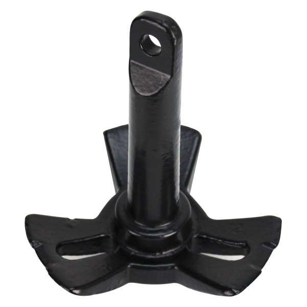 Extreme Max® - BoatTector 12 lb Black Vinyl Coated Iron River Anchor