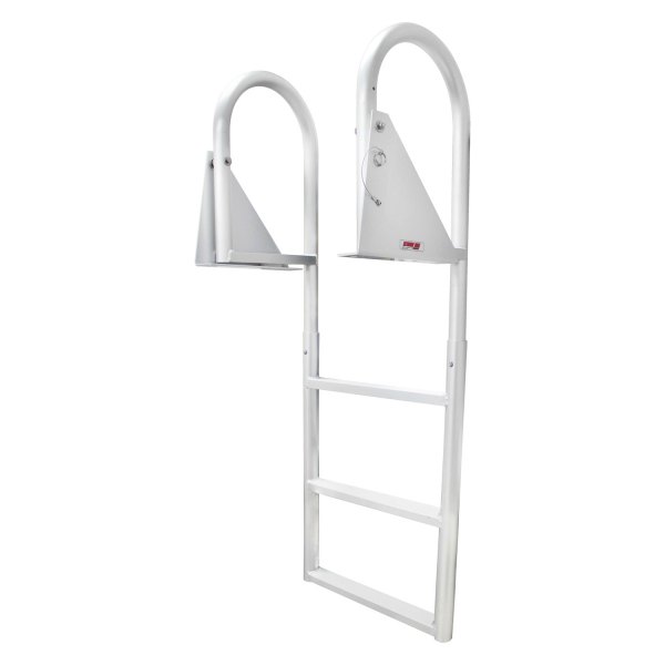 Extreme Max® - 37-1/2" H Aluminum 3-Step Flip-Up Dock Ladder