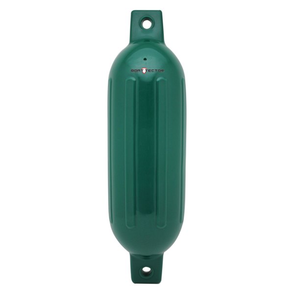 Extreme Max® - BoatTector 4.5" D x 16" L Forest Green Twin Eye Cylindrical Inflatable Fender