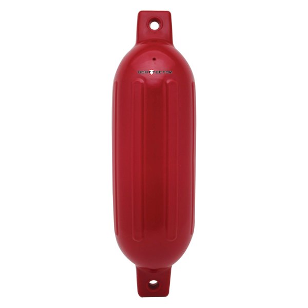 Extreme Max® - BoatTector 4.5" D x 16" L Bright Red Twin Eye Cylindrical Inflatable Fender