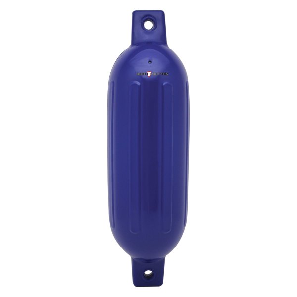Extreme Max® - BoatTector 5.5" D x 20" L Cobalt Blue Twin Eye Cylindrical Inflatable Fender