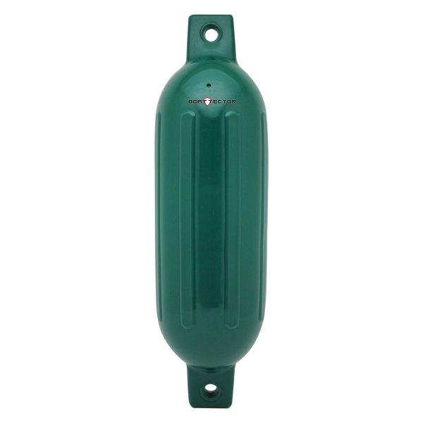 Extreme Max® - BoatTector 5.5" D x 20" L Forest Green Twin Eye Cylindrical Inflatable Fender