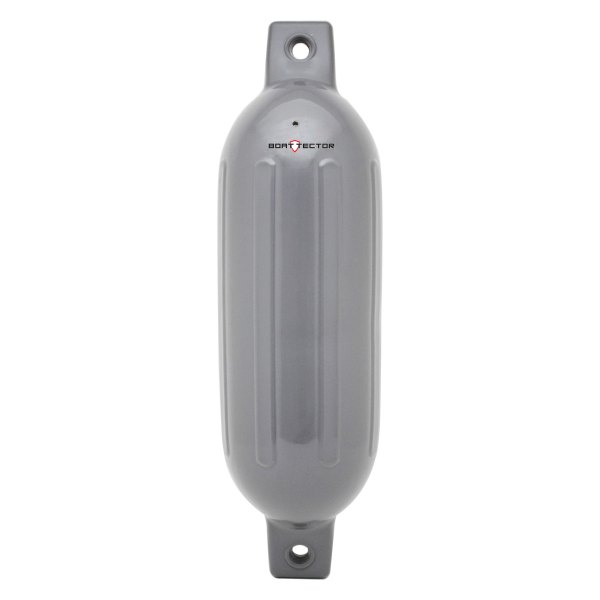 Extreme Max® - BoatTector 5.5" D x 20" L Gray Twin Eye Cylindrical Inflatable Fender