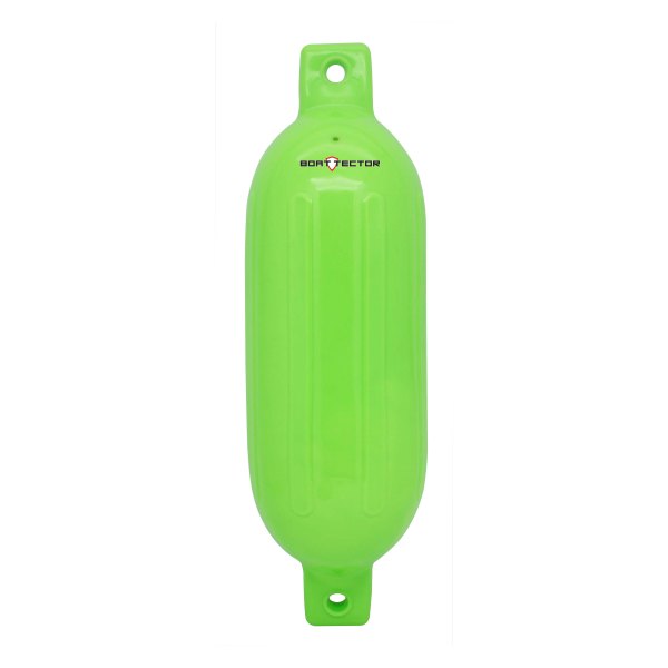 Extreme Max® - BoatTector 5.5" D x 20" L Neon Green Twin Eye Cylindrical Inflatable Fender