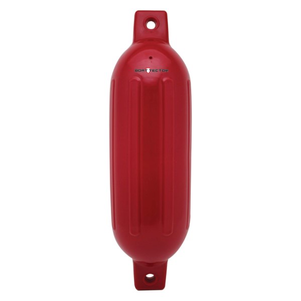Extreme Max® - BoatTector 5.5" D x 20" L Bright Red Twin Eye Cylindrical Inflatable Fender