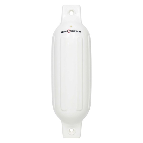 Extreme Max® - BoatTector 5.5" D x 20" L White Twin Eye Cylindrical Inflatable Fender