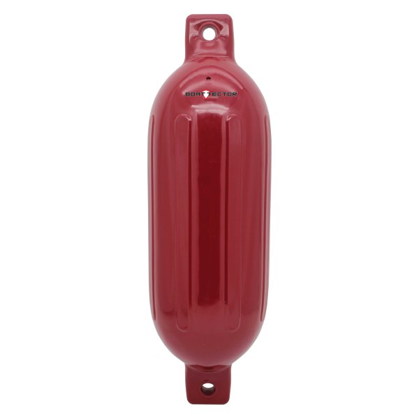 Extreme Max® - BoatTector 6.5" D x 22" L Cranberry Twin Eye Cylindrical Inflatable Fender