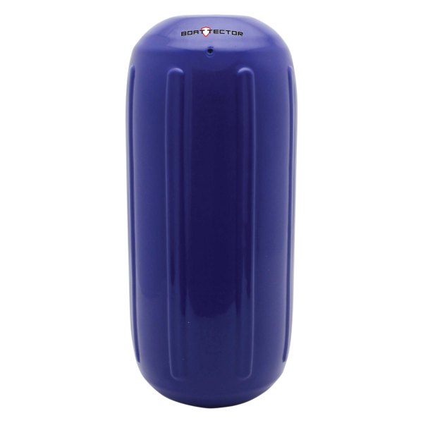 Extreme Max® - BoatTector 6.5" D x 15" L Cobalt Blue Line Through Center Cylindrical Inflatable Fender