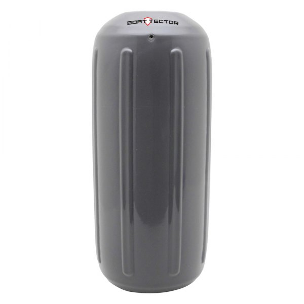 Extreme Max® - BoatTector 6.5" D x 15" L Gray Line Through Center Cylindrical Inflatable Fender