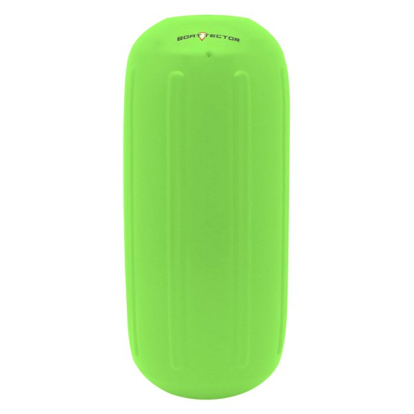 Extreme Max® - BoatTector 6.5" D x 15" L Neon Green Line Through Center Cylindrical Inflatable Fender