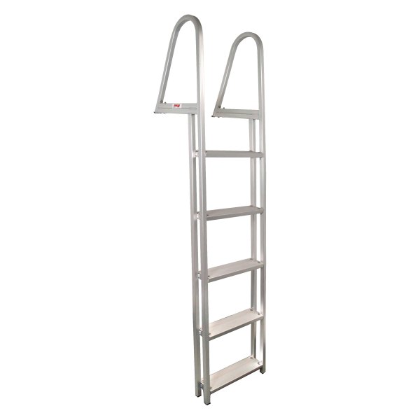 Extreme Max® - 56-7/8" H Aluminum 4-Step Tilt Pontoon/Dock Ladder