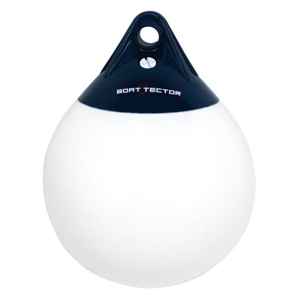 Extreme Max® - BoatTector 7.5" D x 11" L White PVC All-Purpose Marker Buoy