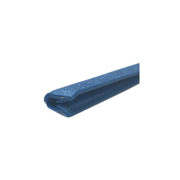 Fairchild® - 50' L Blue Soft Tone Standard Double Lip Edge Trim with Segmented Steel Core for 0.032"-0.125" Edge
