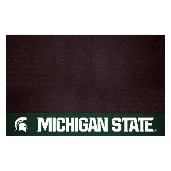 FanMats® - Grill Mat with "Spartan Helmet" Logo & "Michigan State" Wordmark