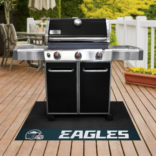 FanMats® - Grill Mat with "Eagles" Logo & "Eagles" Wordmark