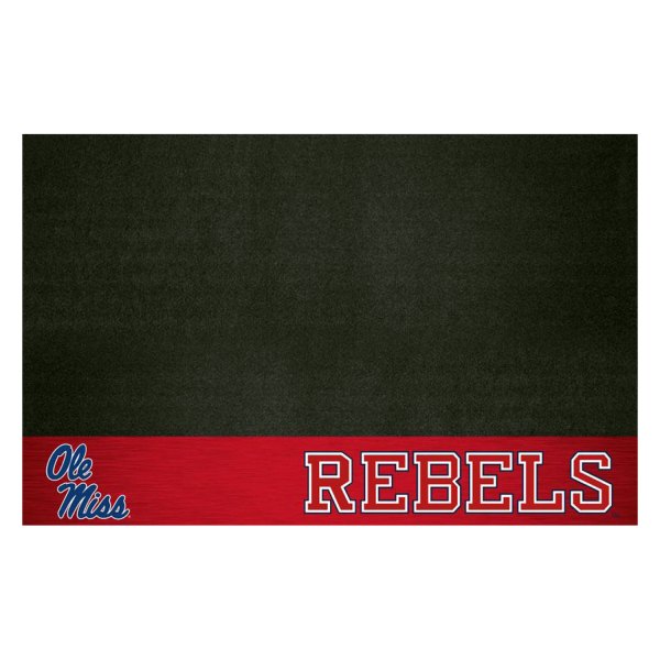 FanMats® - Grill Mat with "Ole Miss" Script Logo & "Rebels" Wordmark