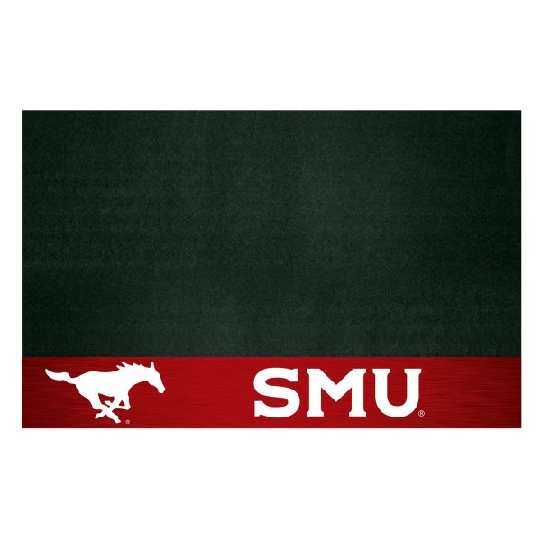 FanMats® - Grill Mat with "SMU Mustang" Logo & "Mustangs" Wordmark