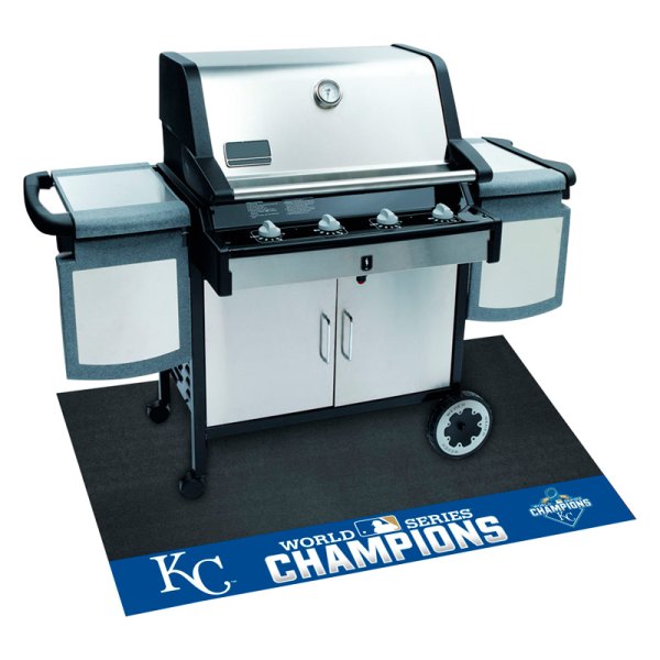 FanMats® - MLB "Kansas City Royals" 26" x 42" Grill Mat with "2015 World Series Champions" Logo