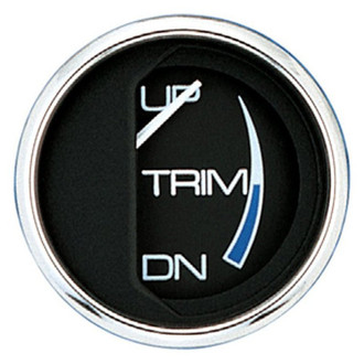 Faria Beede Instruments® - Chesapeake Series 2.06" Black Dial/Polished Stainless Steel Bezel In-Dash Mount Trim Gauge