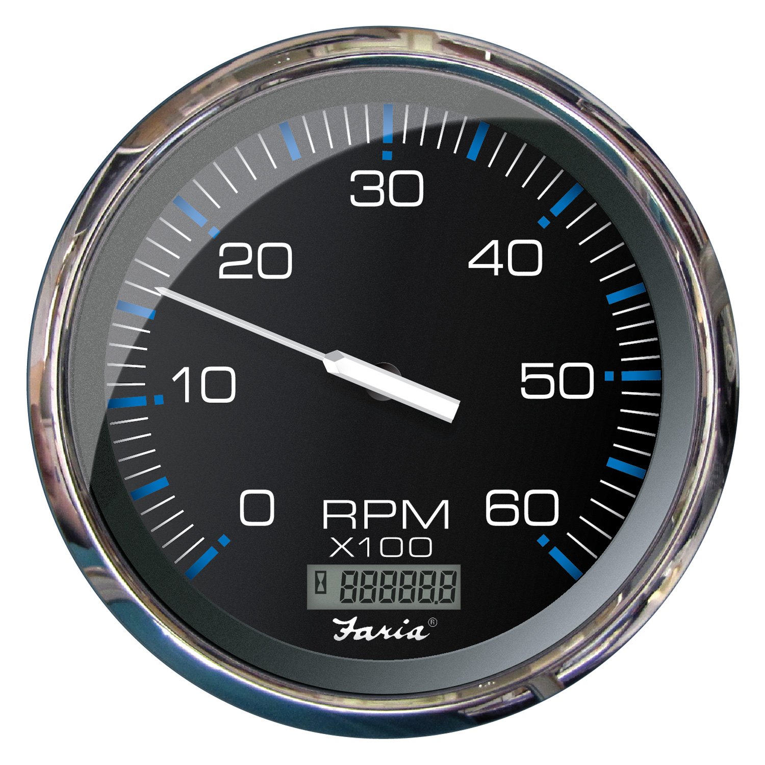 33704 - Speedometer, 50 Mph, 4 Inch, Sender Required, Chesapeake Black