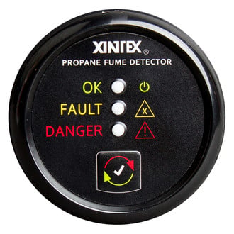 Fireboy-Xintex® P-1B-R - Black Propane Fume Detection System