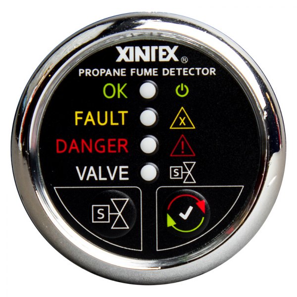 Fireboy-Xintex® - Chrome Propane Fume Detection System with Solenoid Valve Control