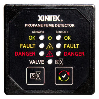 Fireboy-Xintex® P-2BS-R - Propane Fume Detection System with Solenoid Valve Control