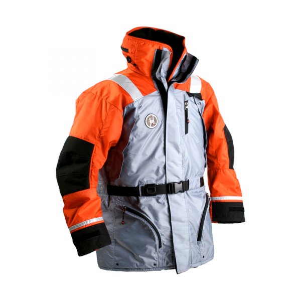 First Watch® - AC-1100 Large Orange/Gray Flotation Coat