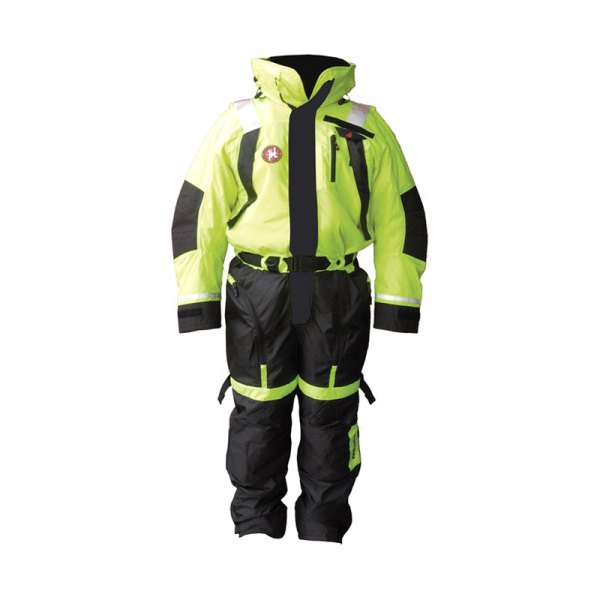 First Watch® - AS-1100 Small Hi-Vis Yellow/Black Anti-Exposure Suit