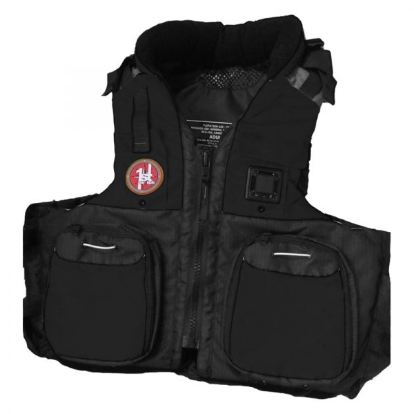 First Watch® - AV-800 Large/X-Large Black Fleece Lined Life Vest