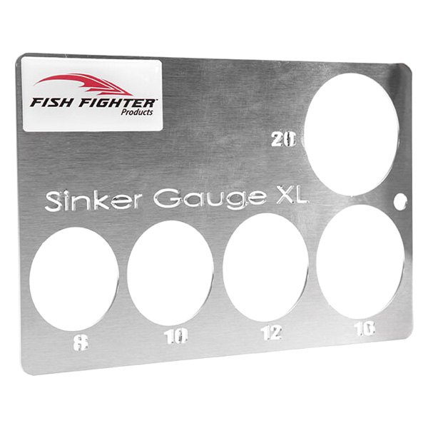 Fish Fighter® - 8 to 20 oz. X-Large Stainless Steel Sinker Trays Size Gauge