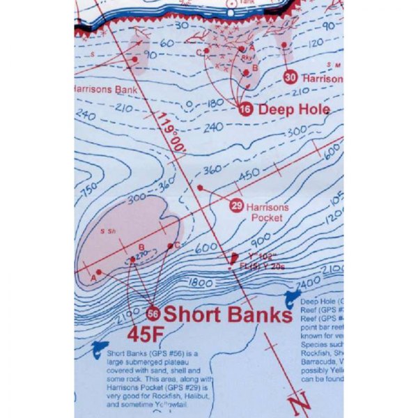 Fish-n-Map® - Channel Islands/Ventura Fishing Map