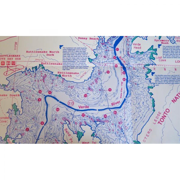 Fish-n-Map® - Bartlett/Horseshoe Fishing Map