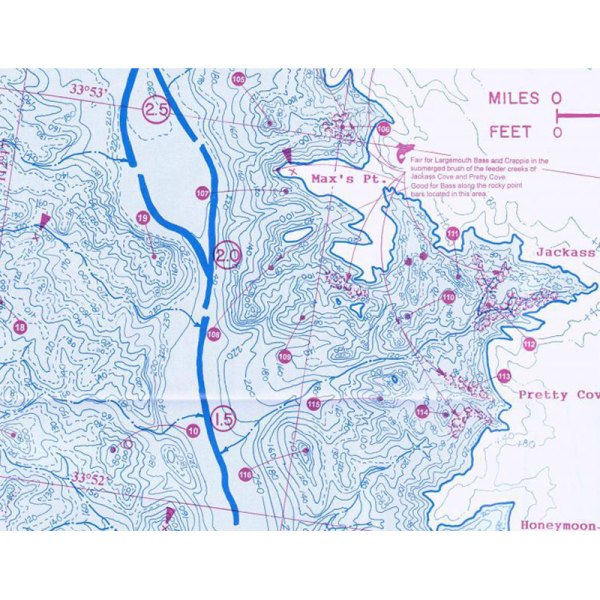 Fish-n-Map® - Lake Pleasant/Lee's Ferry Fishing Map
