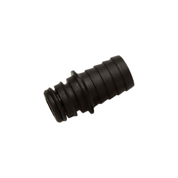 Flojet® - 1/2"-14 Male to Snap-In Port Plastic Black Adapter with EPDM O-Ring
