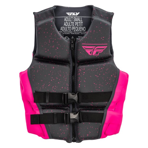 Fly Racing® - Women's X-Small Pink/Gray Neoprene Life Vest