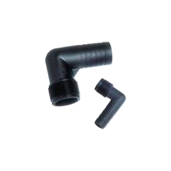 forespar® - 1" Hose I.D. to 1" Male 90° Plastic Black Elbow Hose/Pipe Adapter