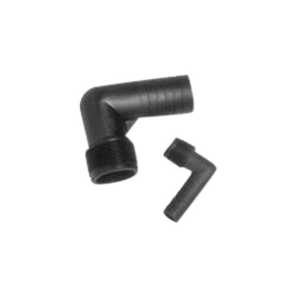 forespar® - 1-1/2" Hose I.D. to 1-1/2" Female 90° Plastic Black Elbow Hose/Pipe Adapter