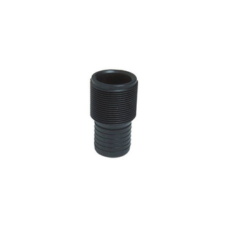 Forespar® - 3/4" Hose I.D. to 3/4" NPT(M) Marelon Black Hose/Pipe Adapter