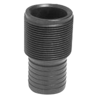 Forespar® - 1" Hose I.D. to 1" NPS(M) Marelon Black Hose/Pipe Adapter