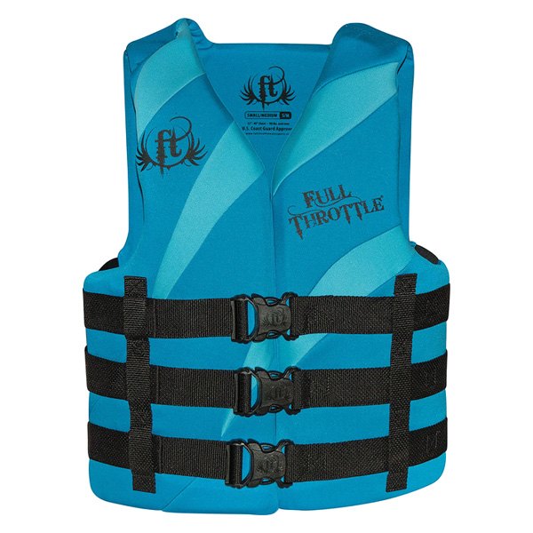 Full Throttle® - Large/X-Large Aqua Life Vest